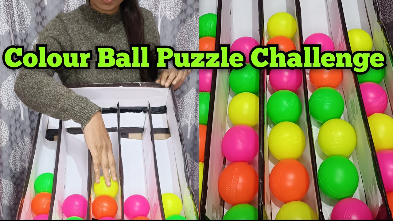 Colour Ball Puzzle  Game || puzzle Solving Game Challenge