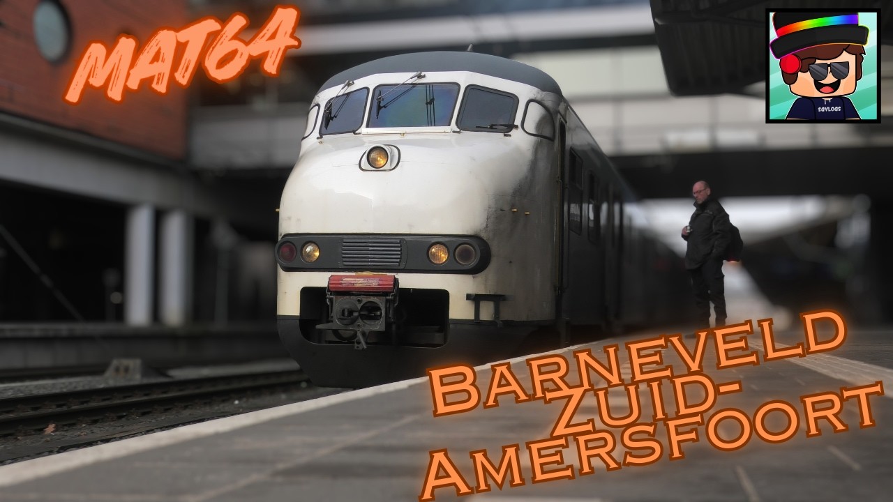 🚆 Riding the Mat64 “Apenkop” | Barneveld Zuid → Amersfoort