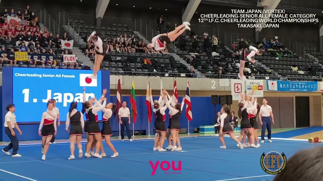 Team #Japan (VORTEX) 12th I.F.C. Cheerleading World Championships Takasaki, Japan