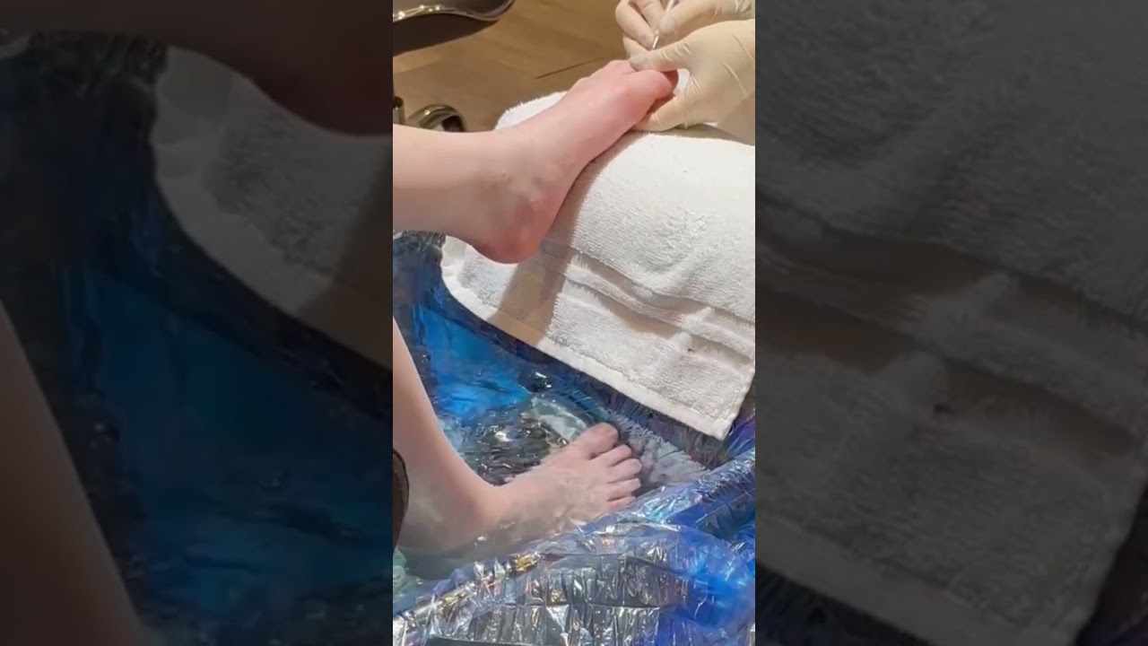 Foot Spa With Me! Part 3! #feetshort #footspa #foot #feet #feetnail