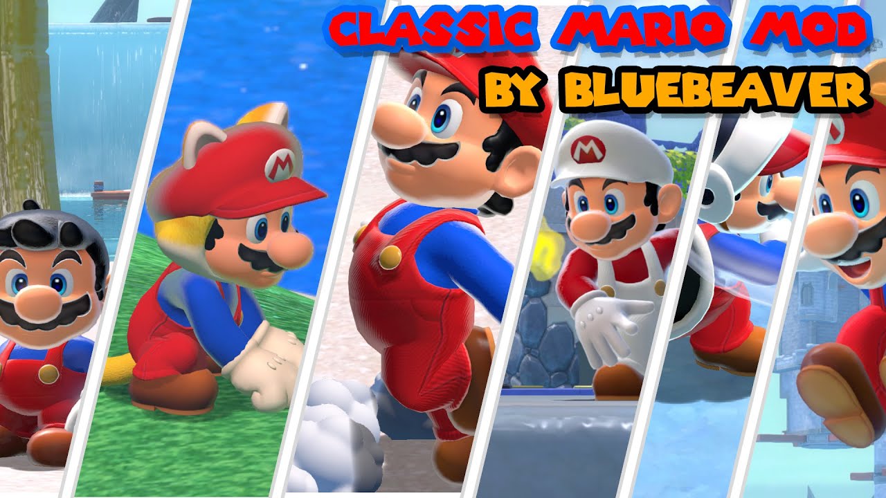 Classic Mario Mod - Bowser's Fury Mod Showcase