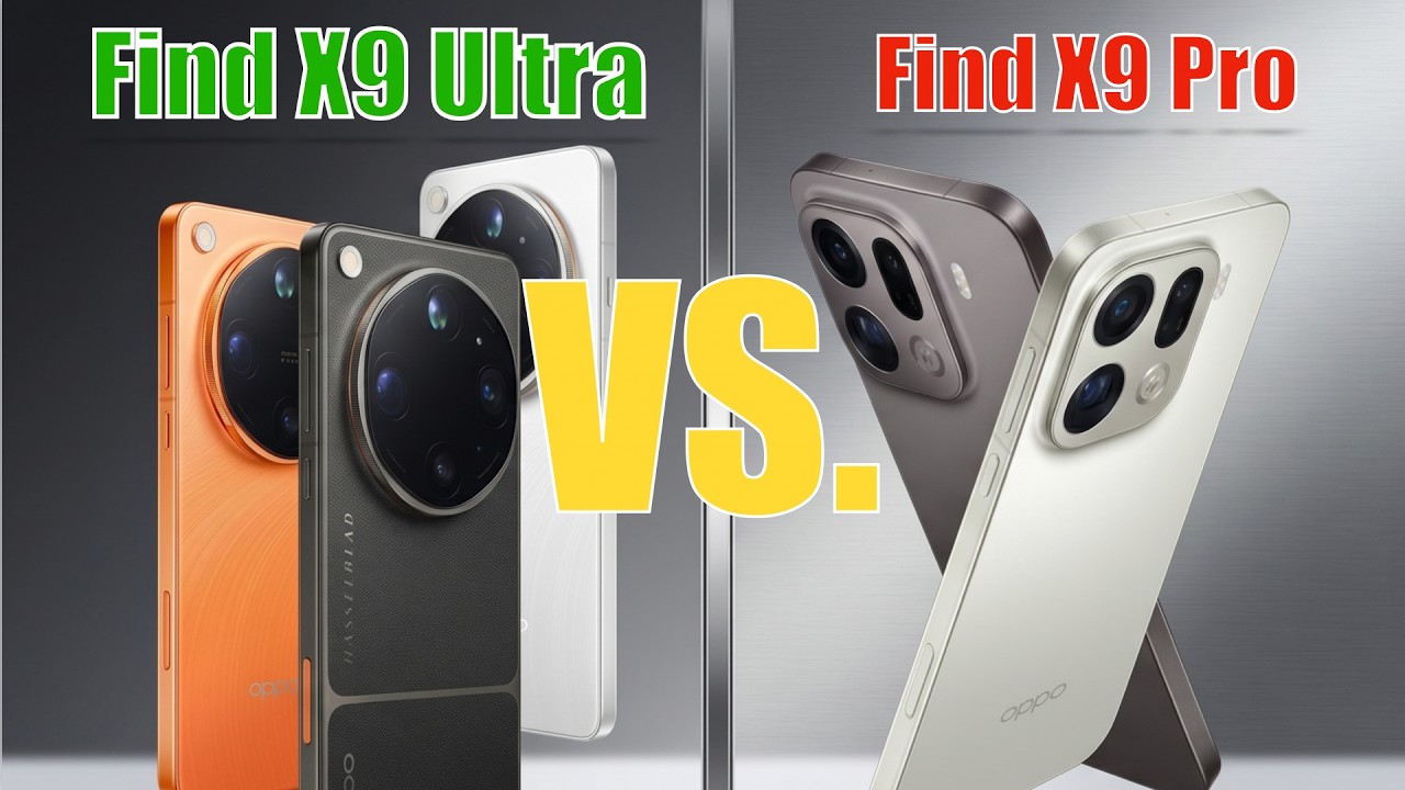 OPPO Find X9 Ultra vs... OPPO Find X9 Pro! (foto/video)