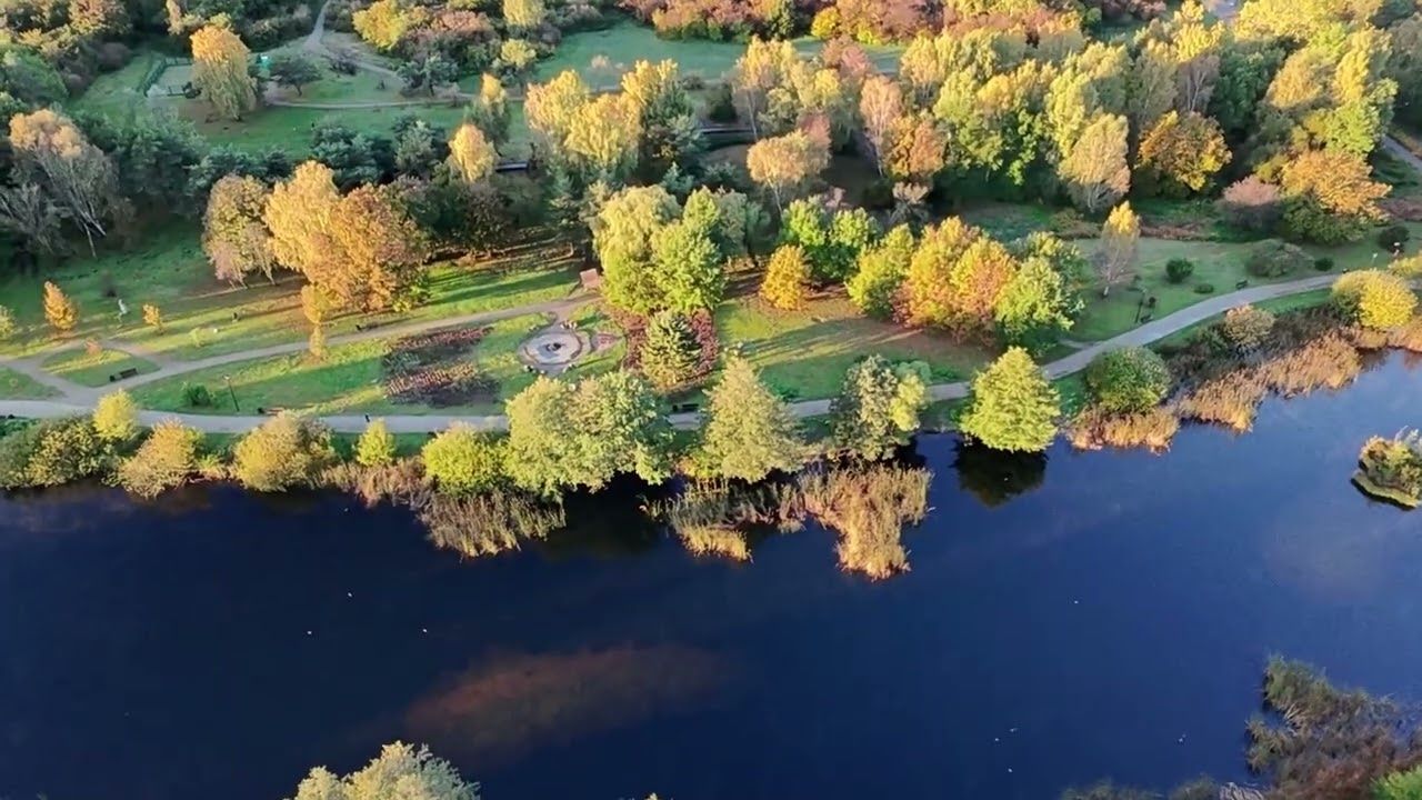 Park Reagana Gdańsk 19.10.2025 DJI Neo 1080 HD 60FPS
