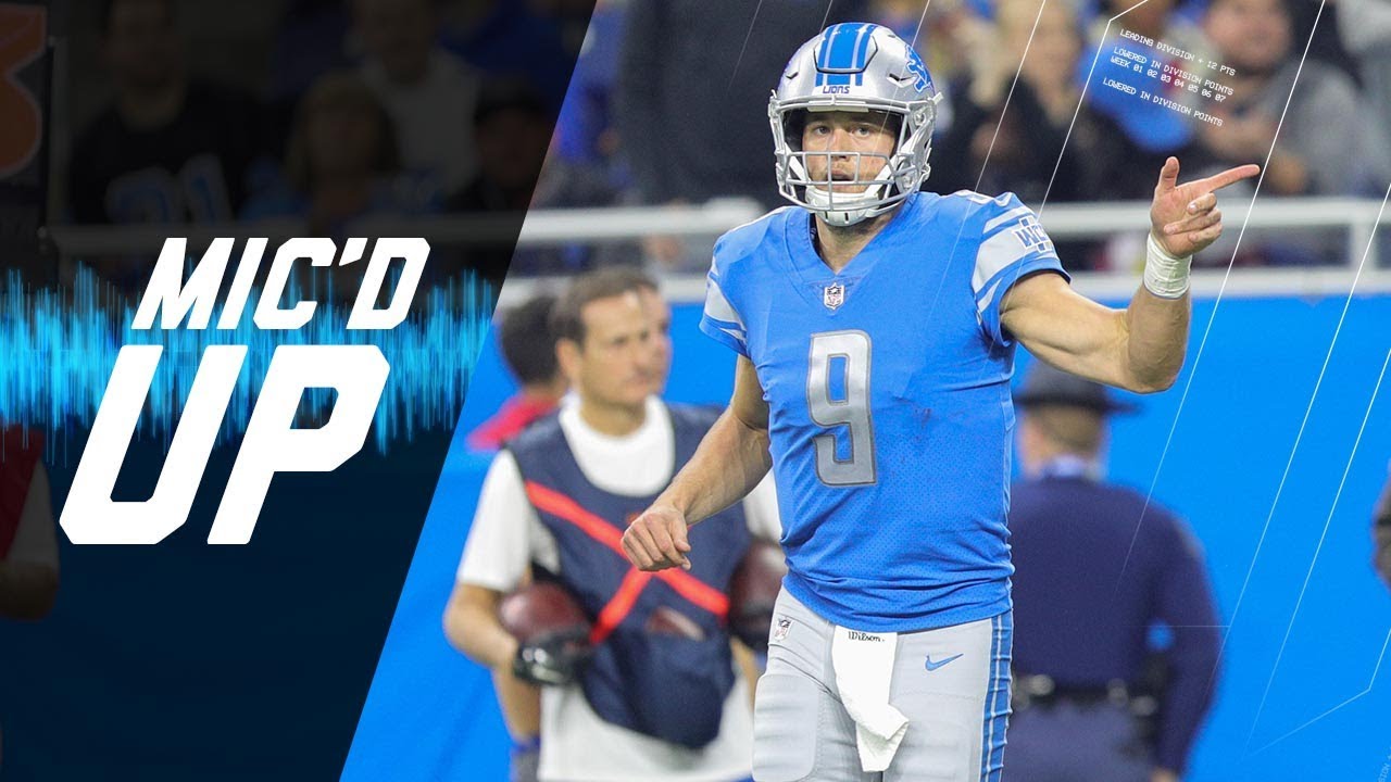 Matthew Stafford Mic'd Up vs. Browns 