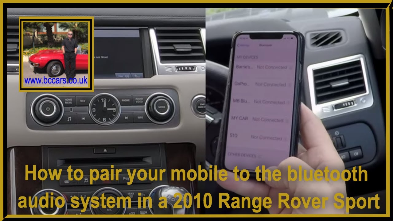 How to pair your mobile to the bluetooth audio system in a 2010 Range Rover Sport