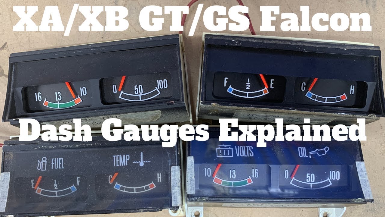 XA/XB GT/GS  Falcon  Gauges Voltage Regulator Explanation - Ford Falcon