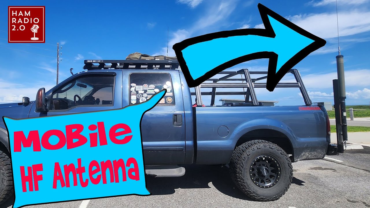 HF Ham Radio in my F-250 | Tarheel Screwdriver Antenna