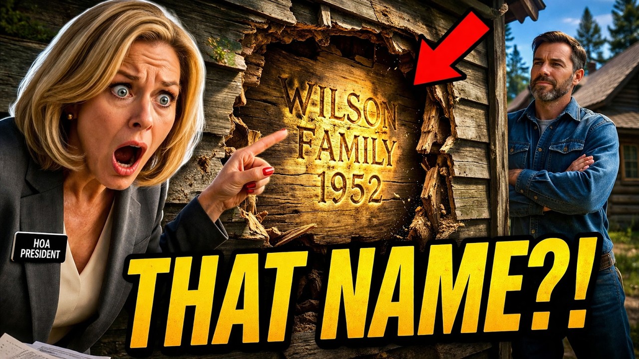 “She Said I Couldn’t Restore My Cabin — Until She Saw Her Family Name on the Wall”