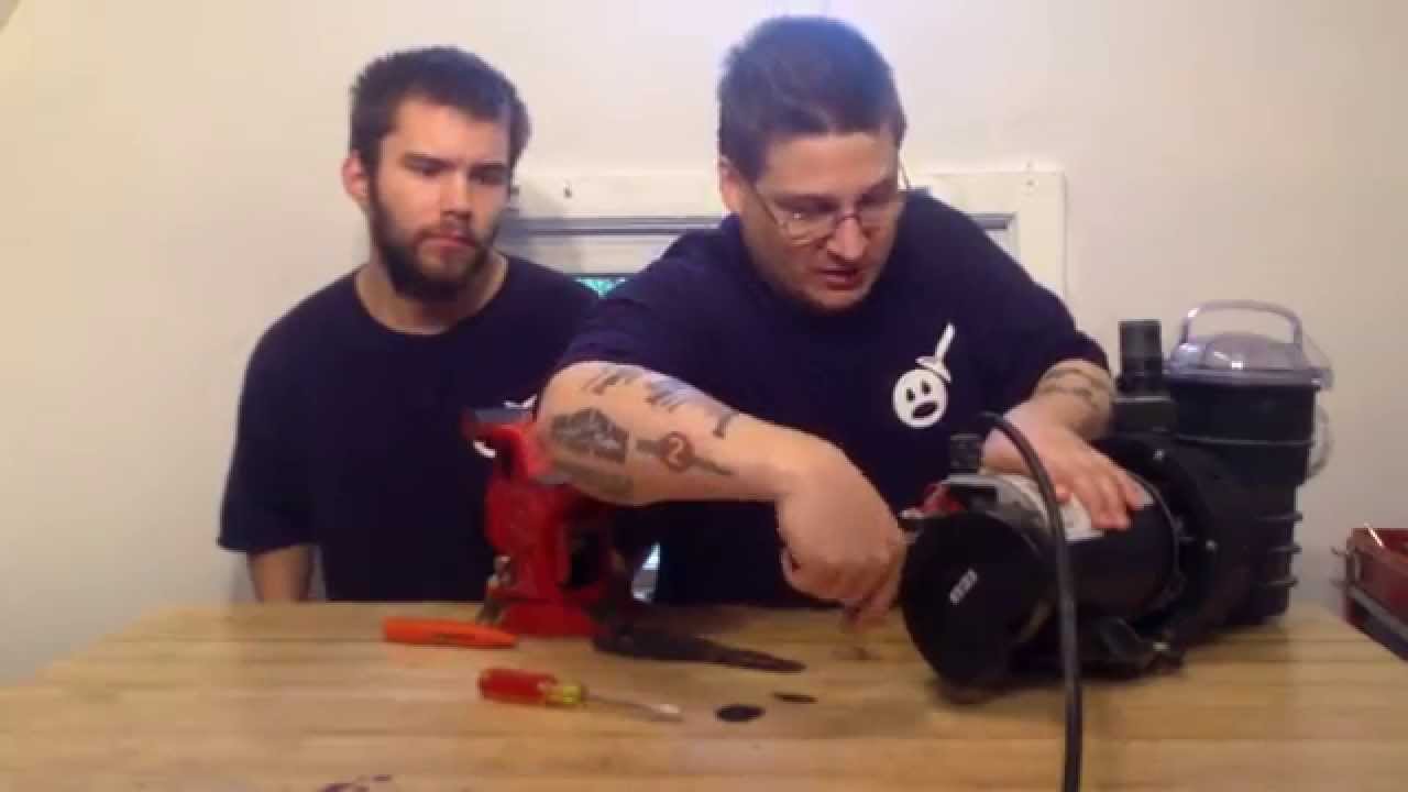 humming pool pump repair [ with Capacitor ]