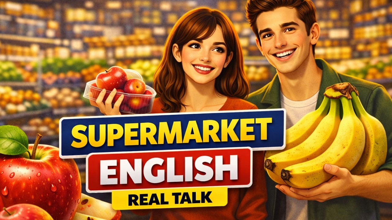 What Do You Say Supermarket ? Real English Conversation Life Talk