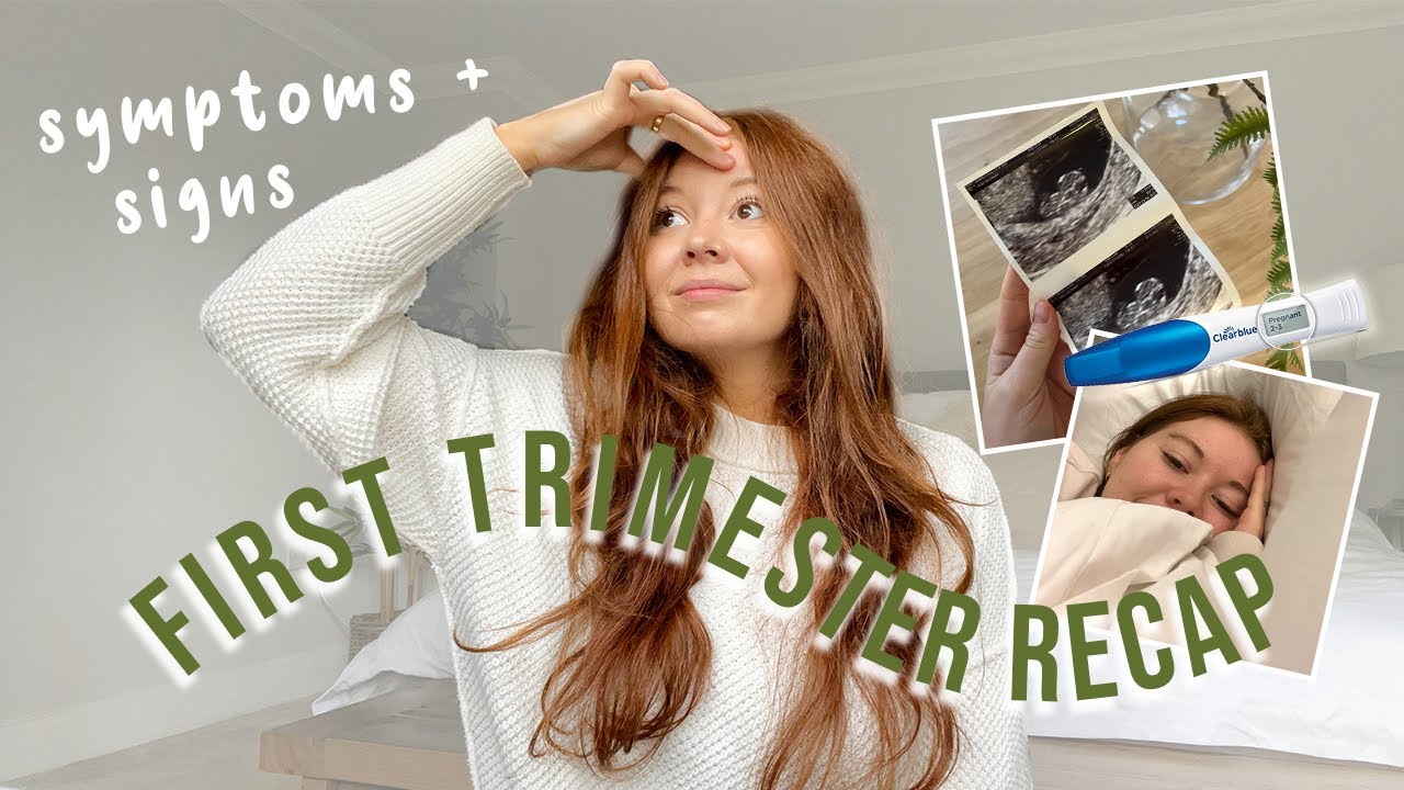 My First Trimester Signs + Symptoms! 2 Week Wait, Cramping, Bloating, Nausea, Sickness + MORE!