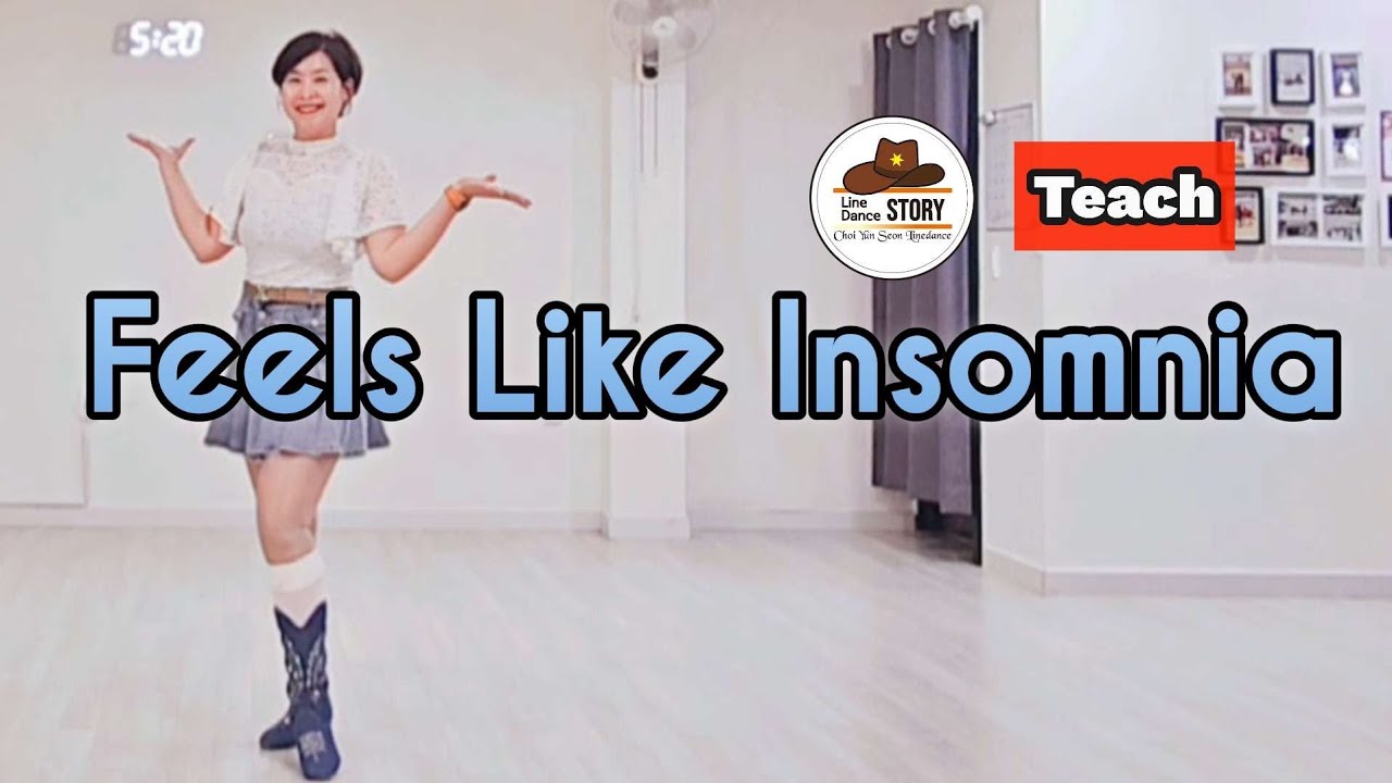 Teach🎓Feels Like Insomnia linedance#Improver level#한국스포츠문화예술협회#강릉지부#최윤선라인댄스#강릉라인댄스#KoSCAA