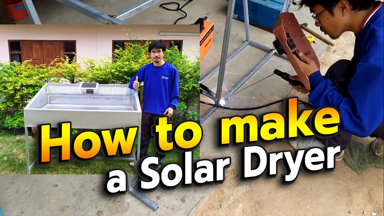 How to make a DIY solar dryer
