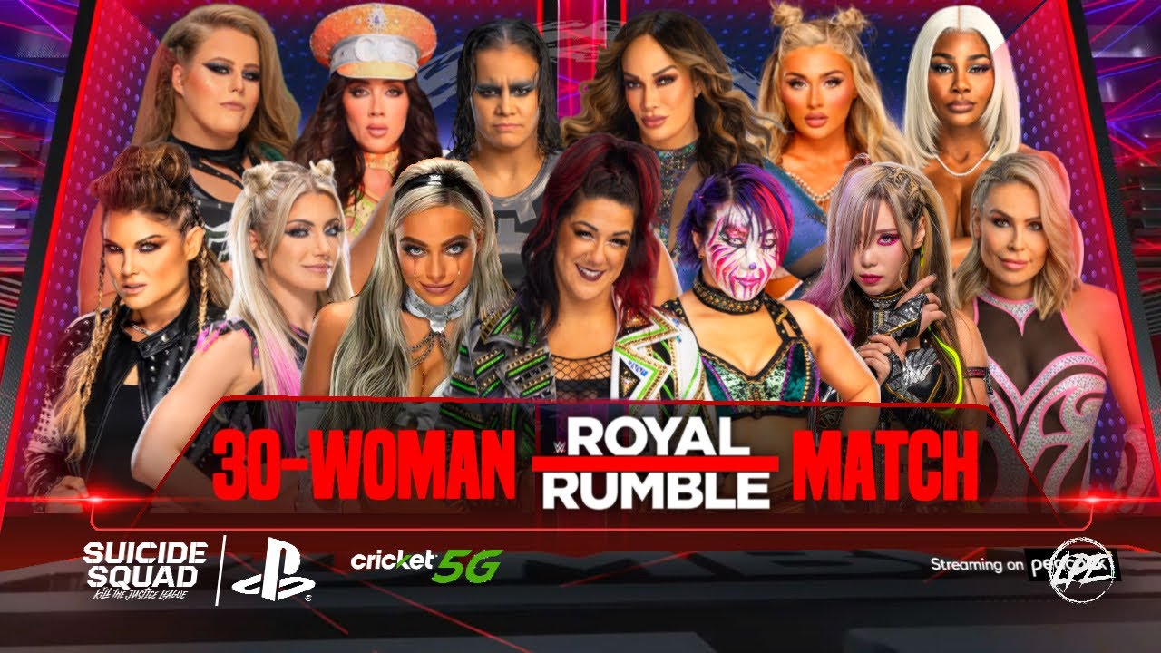 WWE 2K24 30-WOMEN ROYAL RUMBLE MATCH 2024