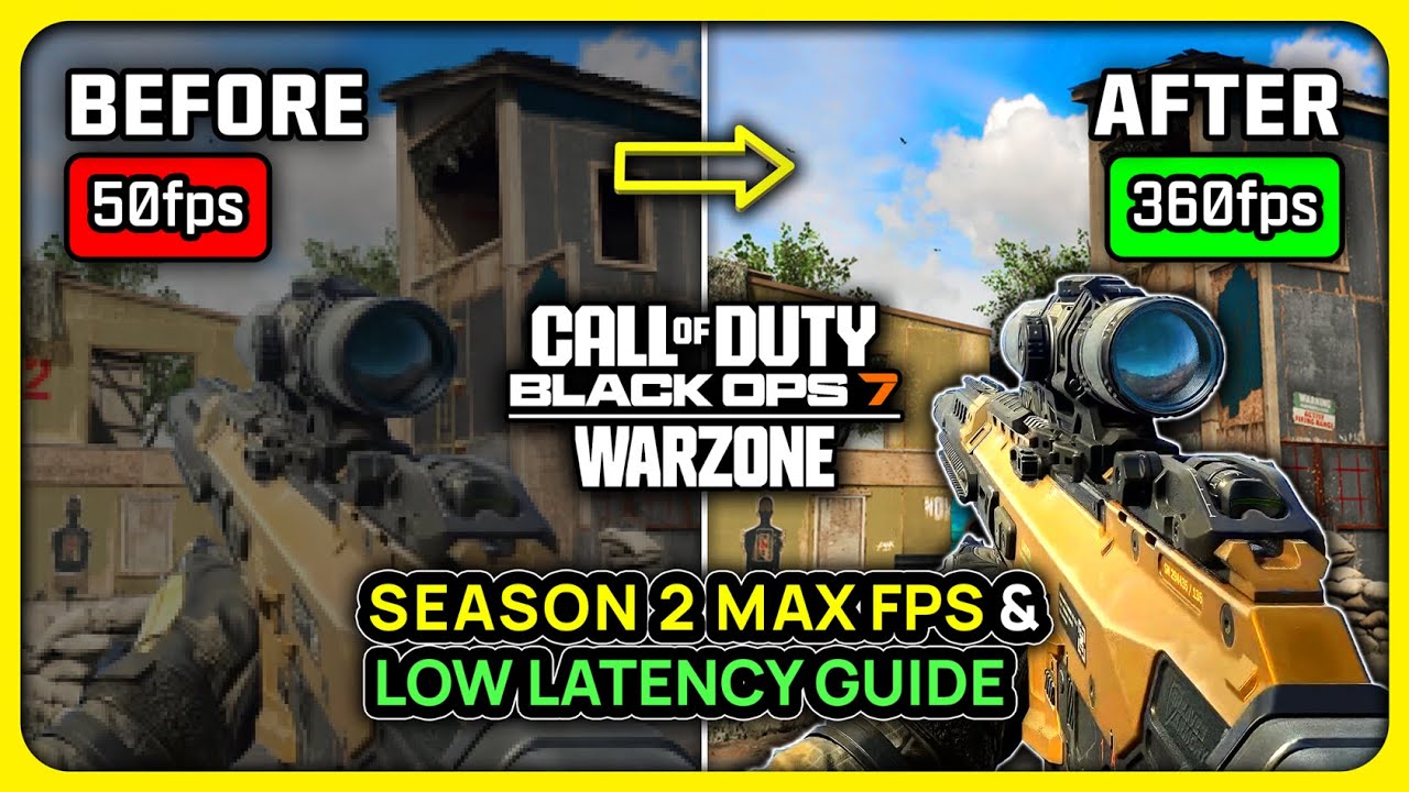 COD BO7/Warzone S2 - Best PC Settings for MAX FPS ✅