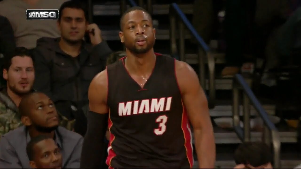 2014.11.30 New York Knicks vs Miami  Dwyane Wade Full Highlights (MSG&Sunsports Feed), 27 pts