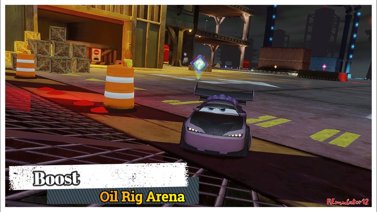 Cars 2 The Video Game | Boost - Hunter Mode | Oil Rig Arena