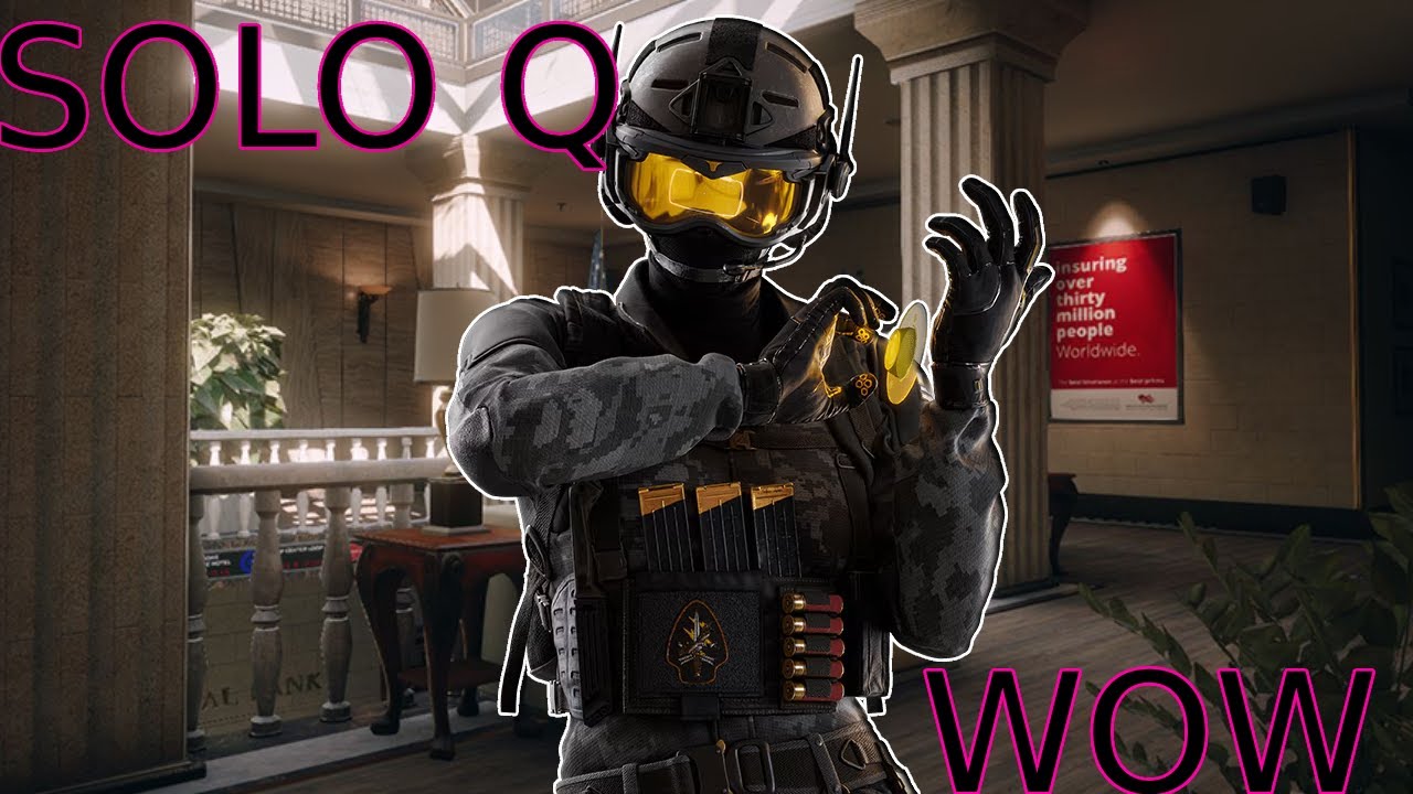SOLO Q LIKE A RAT...RAINBOW SIX SIEGE