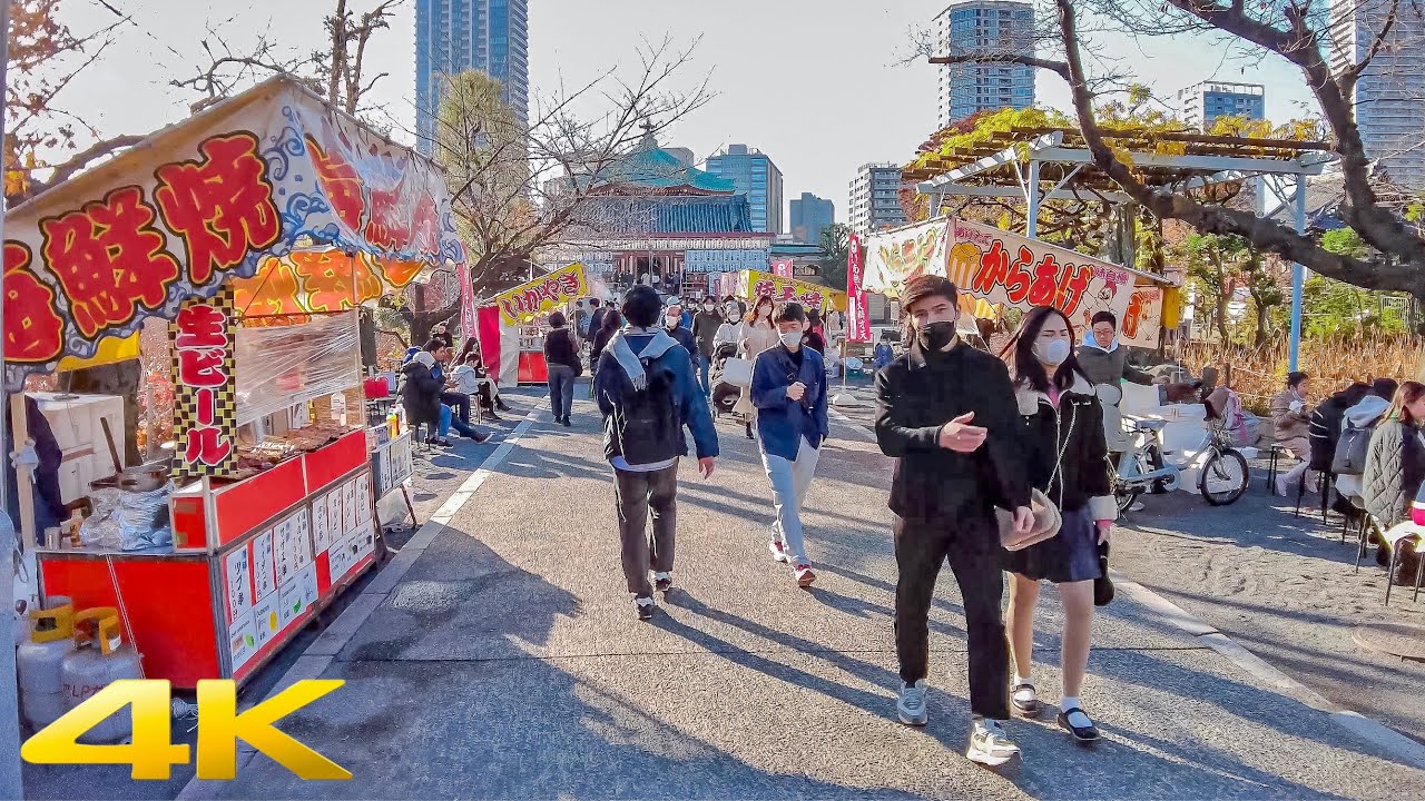 【4K/60fps】Tokyo Japan - Taito ward weekend walking tour