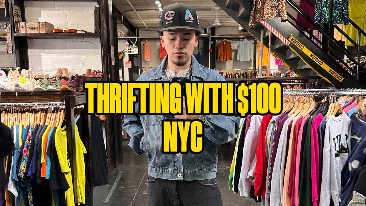 Thrifting in NYC with $100. | Buffalo exchange + L train