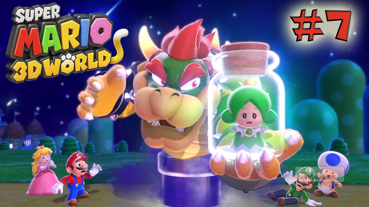 Super Mario 3D World | Ep.7 | Cooperativo con adricarra22