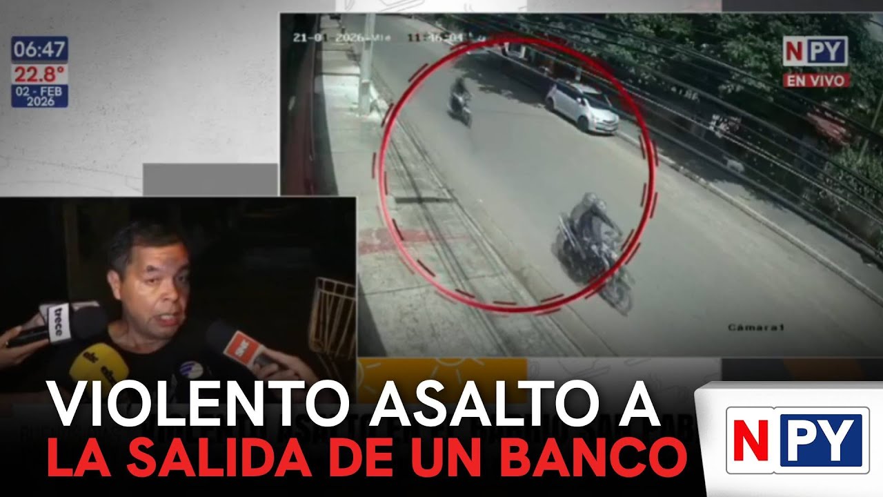 Violenta salidera bancaria en el barrio San Pablo