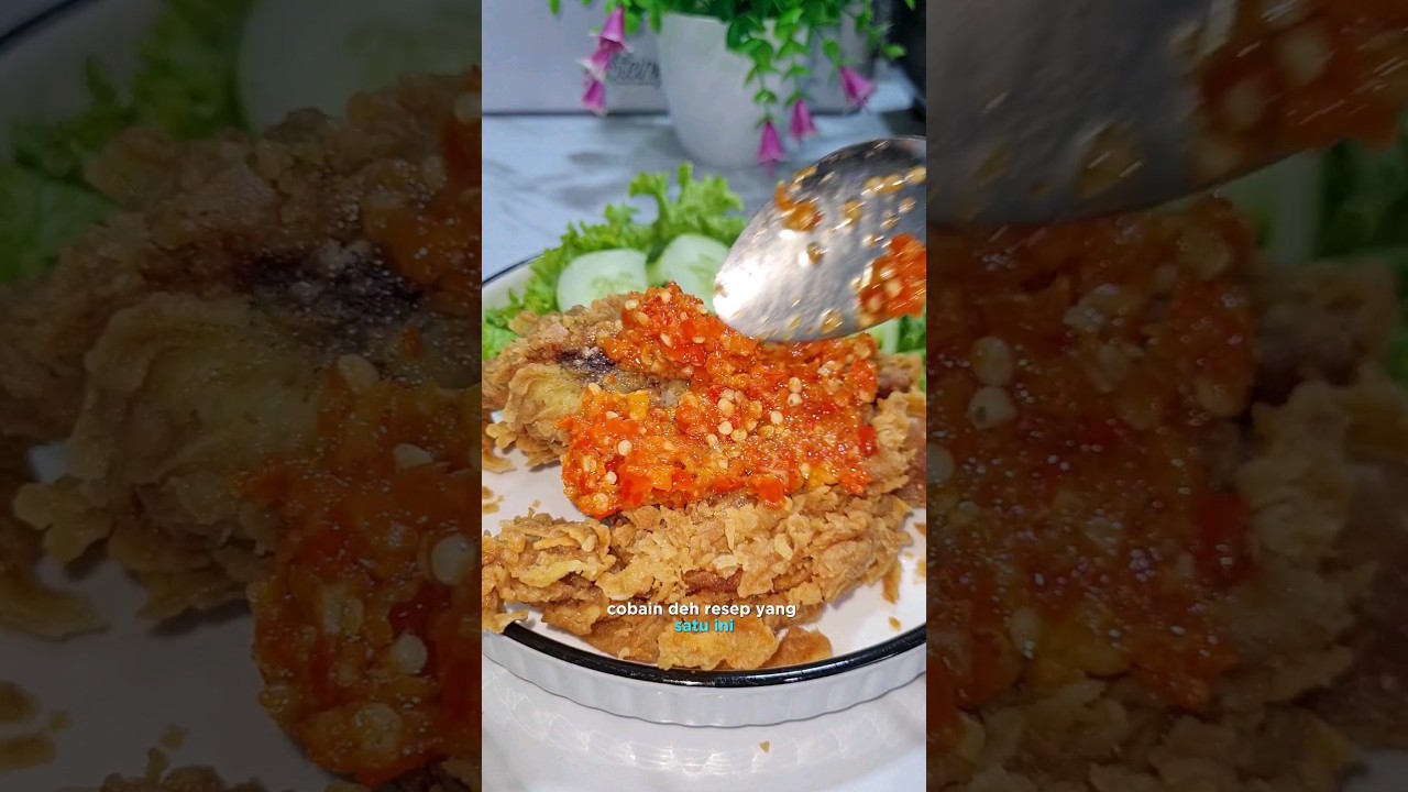 Resep ayam Geprek ANTI GAGAL(resep langsung dari penjualnya) #resepsimpel #ayamgeprek