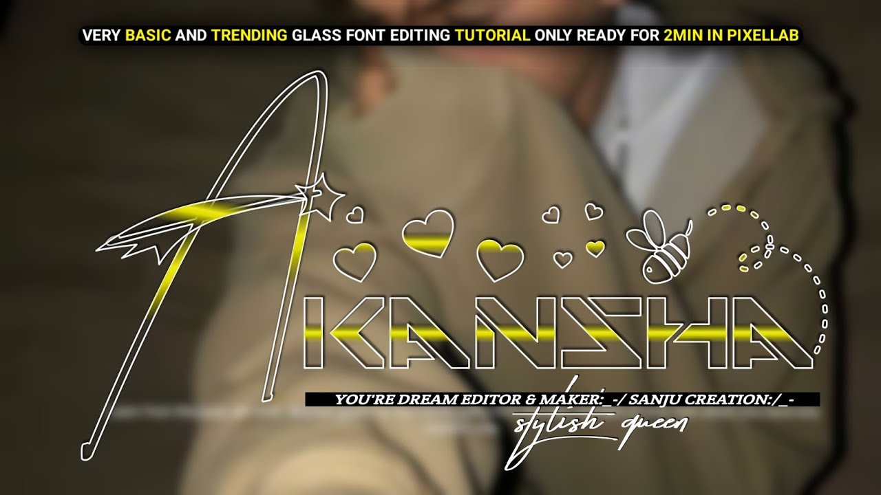 Glass Font 2025 | Latest Glass Font Dp Editing | How To Make Glass Font Dp Editing | Glass Font Dp