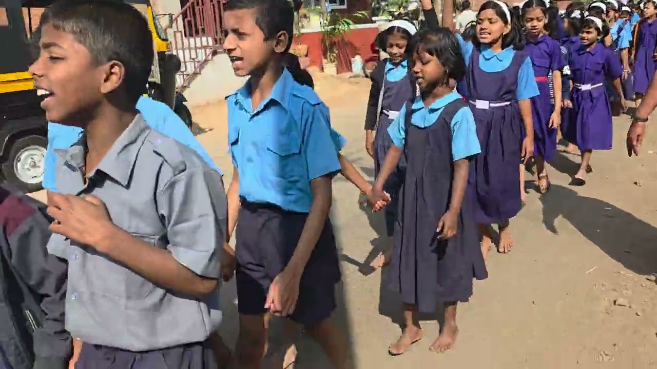 मतदान जनजागृती फेरी विद्या मंदिर नंदवाळ 
