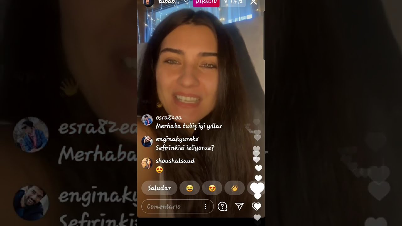Tuba Büyüküstün IG Live (01/01/2021)