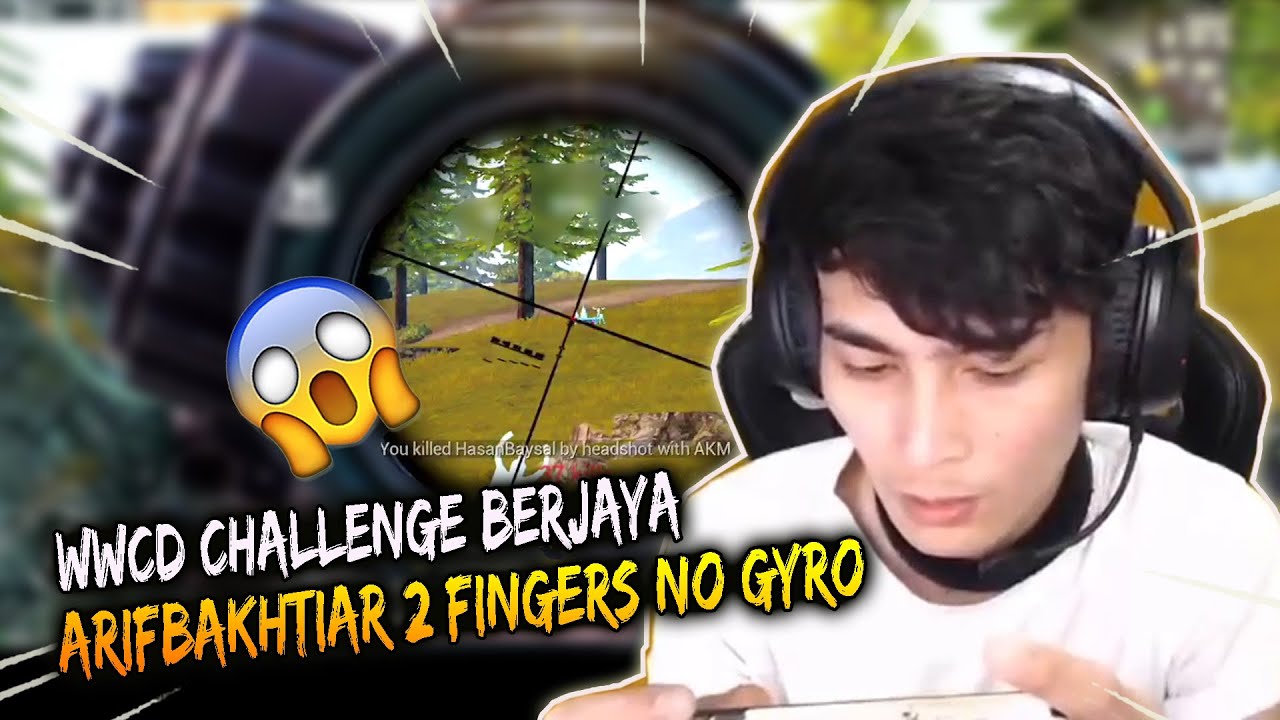 WWCD Challenge Berjaya !! 2 Fingers No Gyro Arifbakhtiar Gameplay