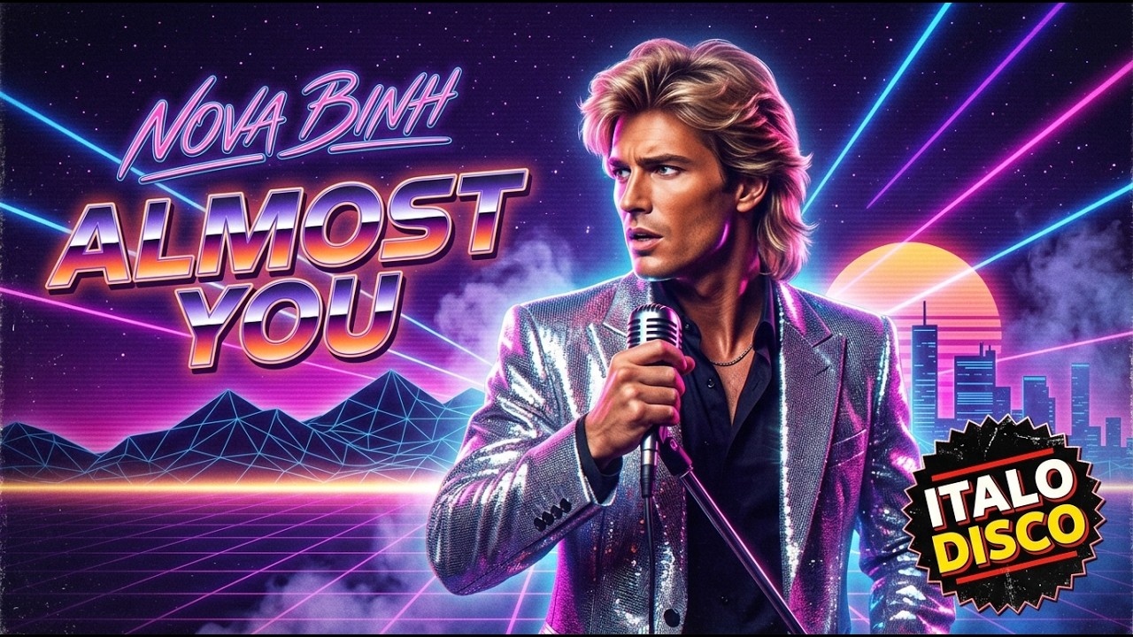 NOVA BINH - Almost You (80s Italo Disco Style)