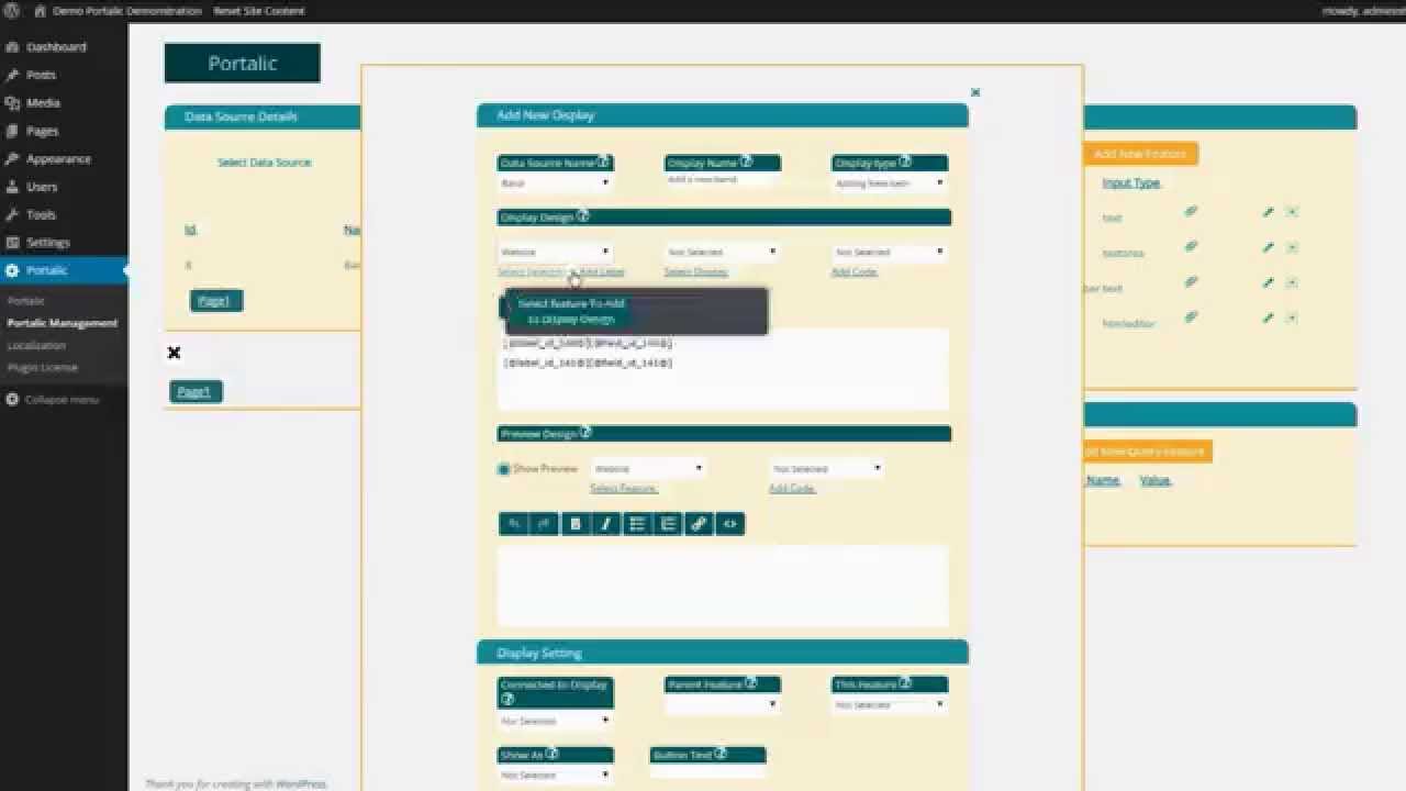 Wordpress portal builder user guide 1