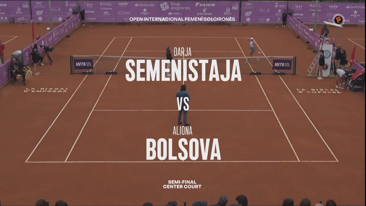 Darja Semenistaja LAT vs Aliona Bolsova ESP  -  HighLights