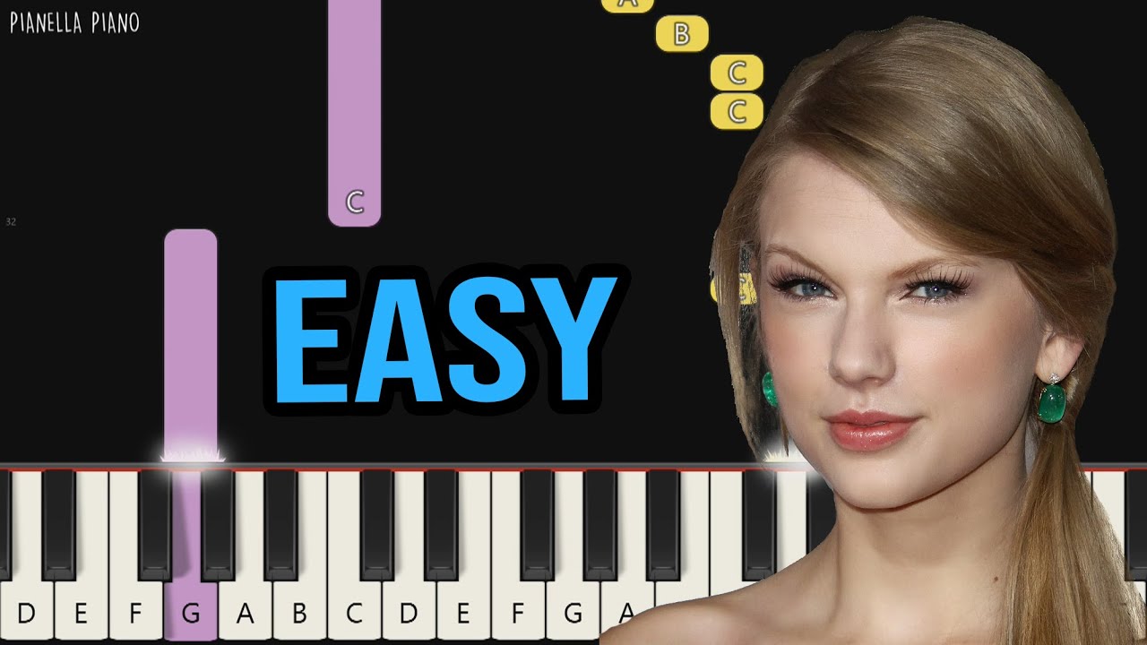 Taylor Swift - The Man | EASY Piano Tutorial by Pianella Piano