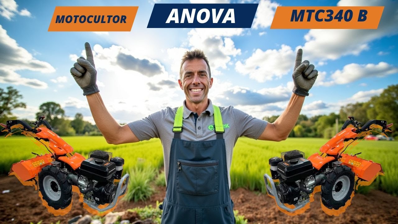 Descubre el Poder del Motocultor ANOVA 14HP 🚜: Máxima Potencia a un Precio Increíble 💥