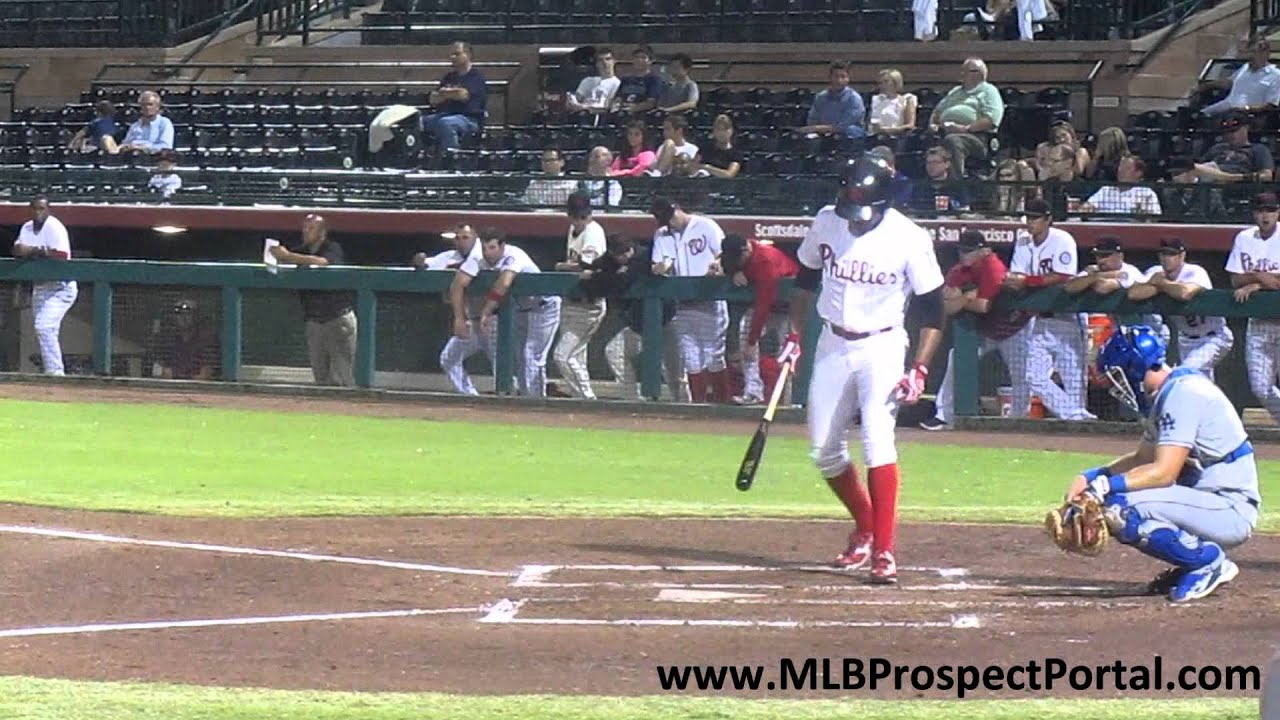 Phillies OF Tyson Gillies vs. Tigers LHP Andrew Oliver - Arizona Fall League 2011