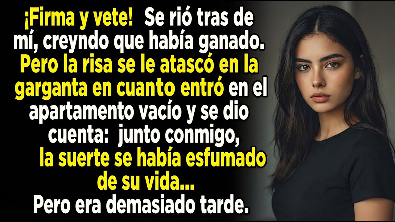 Mírame, ¡ahora soy médico, de la élite! Y ya no eres mi igual  ¡Firma y lárgate!