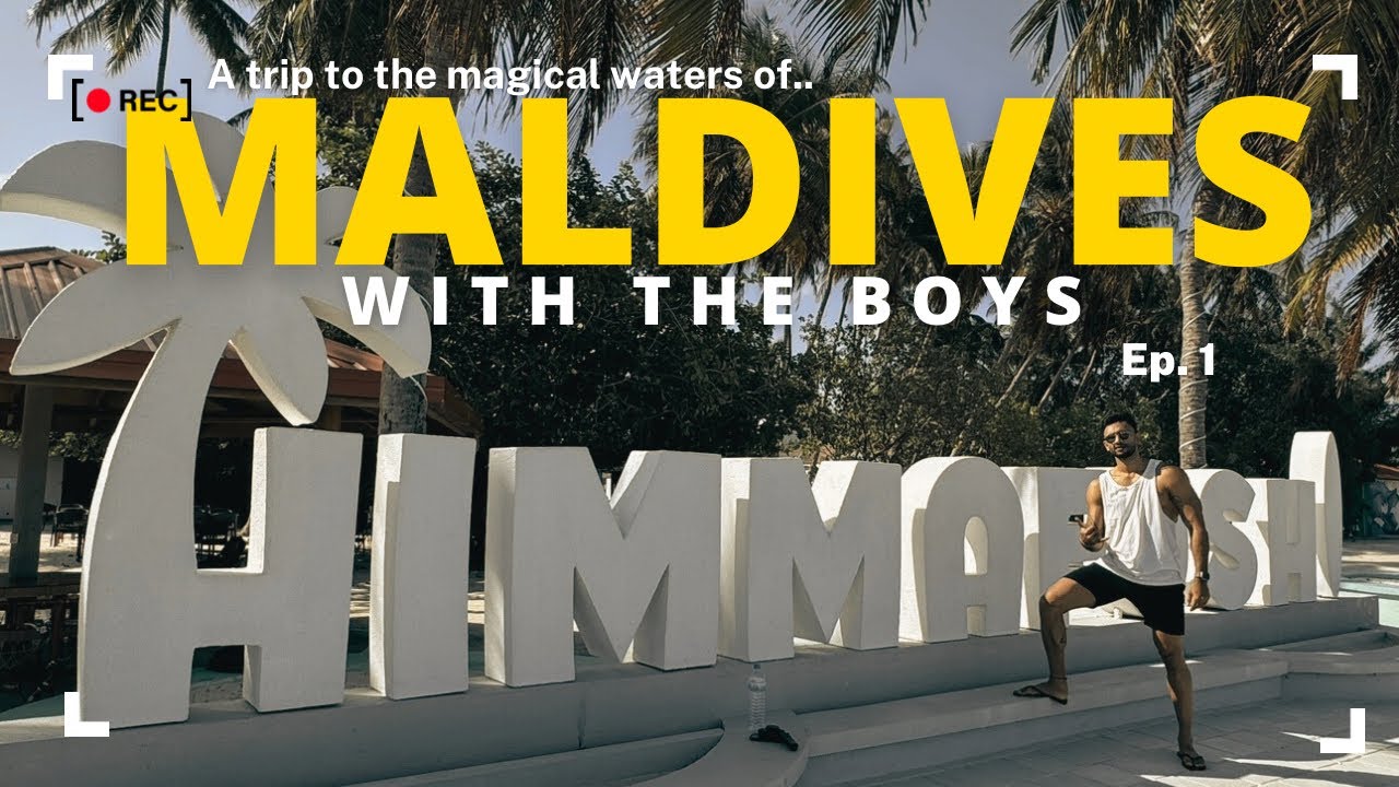 Sun, Sea, and Squad Goals 🌞 | Maldives Travel Vlog with the Boys 🌴 | Day 1 🏝️ 🌊