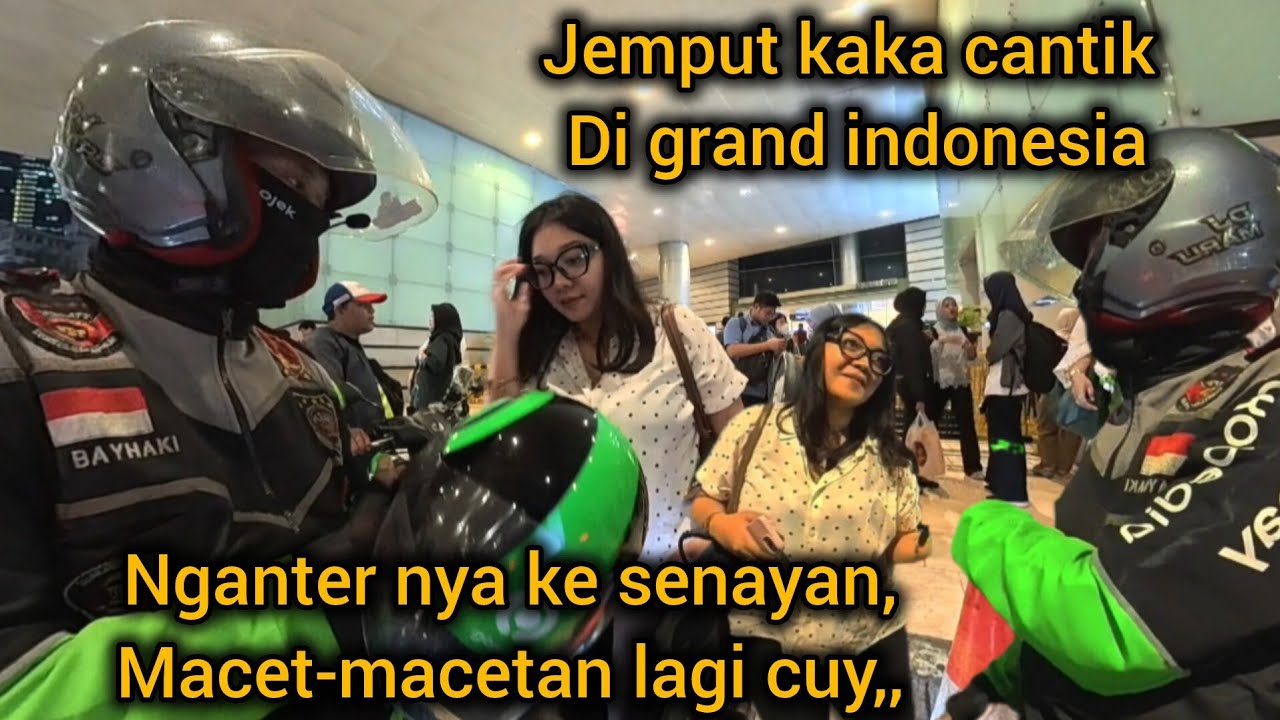 SUASANA JAKARTA SETELAH DI GUYUR HUJAN●JEMPUT KAKA CANTIK DI GRAND INDONESIA
