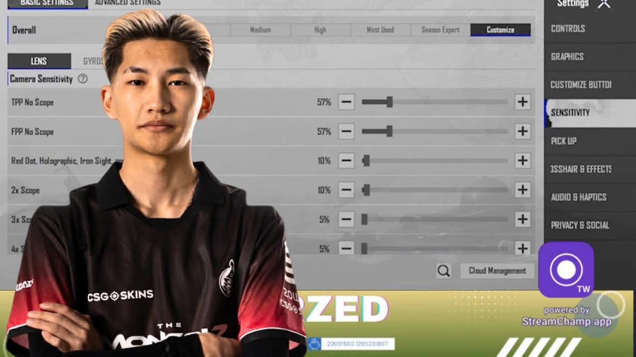 N1RZED 4.3 Sensitivity 🔥 Zero Recoil Settings for BGMI/PUBG Mobile
