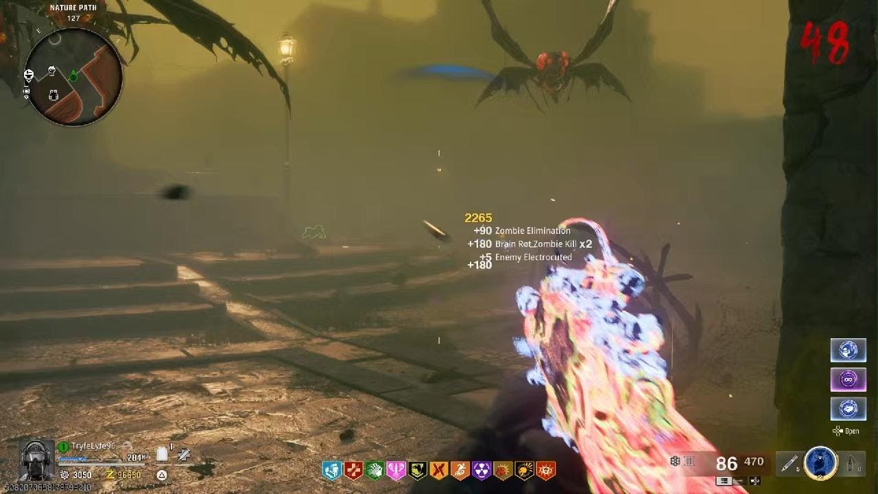 CODBO 6 zombies Citadel de mortes round 49