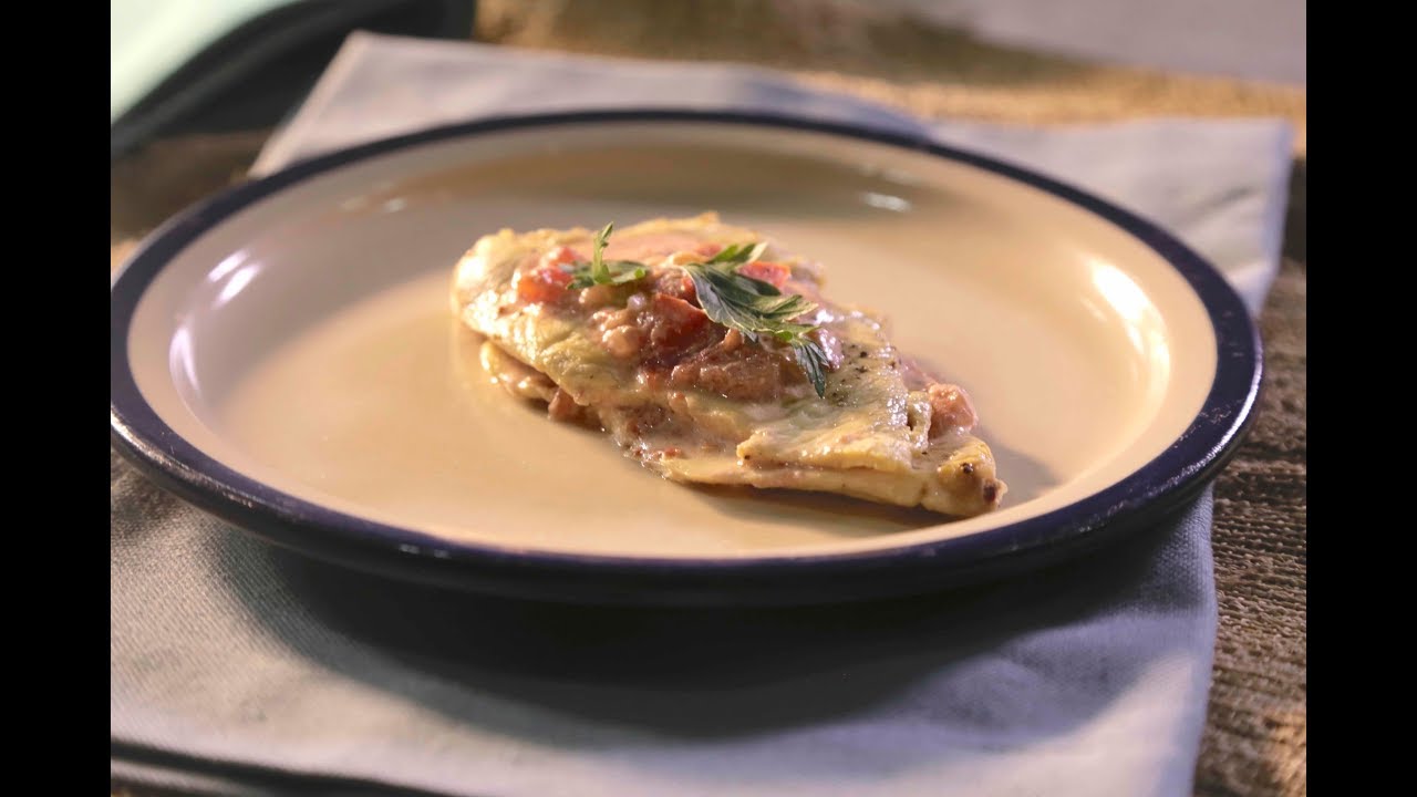 Chicken steak with creamy tomato sauce