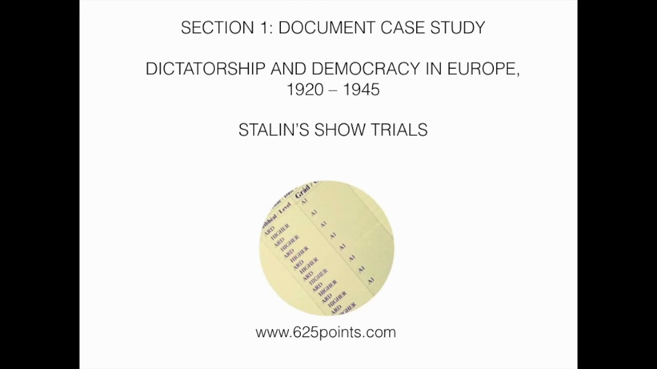History: Stalin's Show Trials for Leaving Cert
