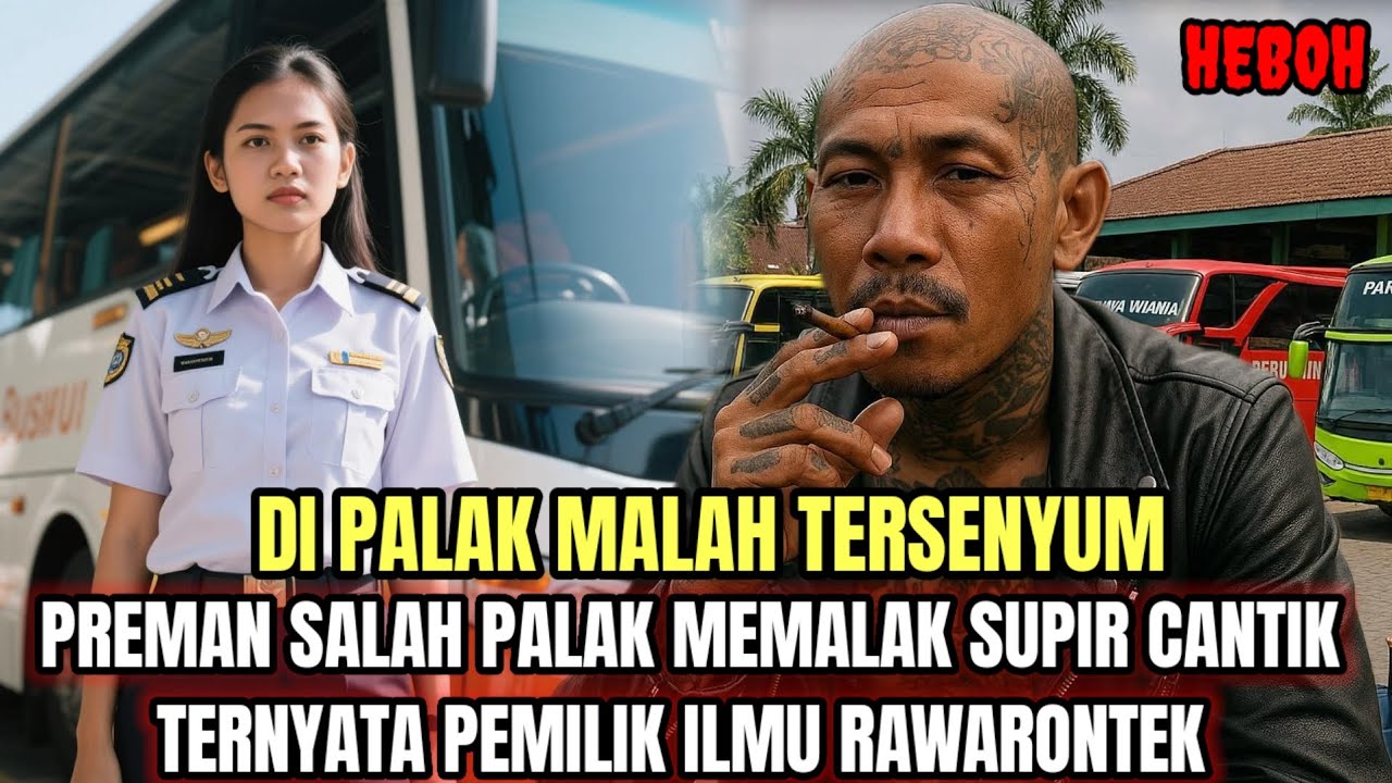PREMAN SALAH TARGET ‼️ MEMALAK SUPIR BUS CANTIK TERNYATA PEWARIS ILMU RAWARONTEK YANG DI SEGANI 