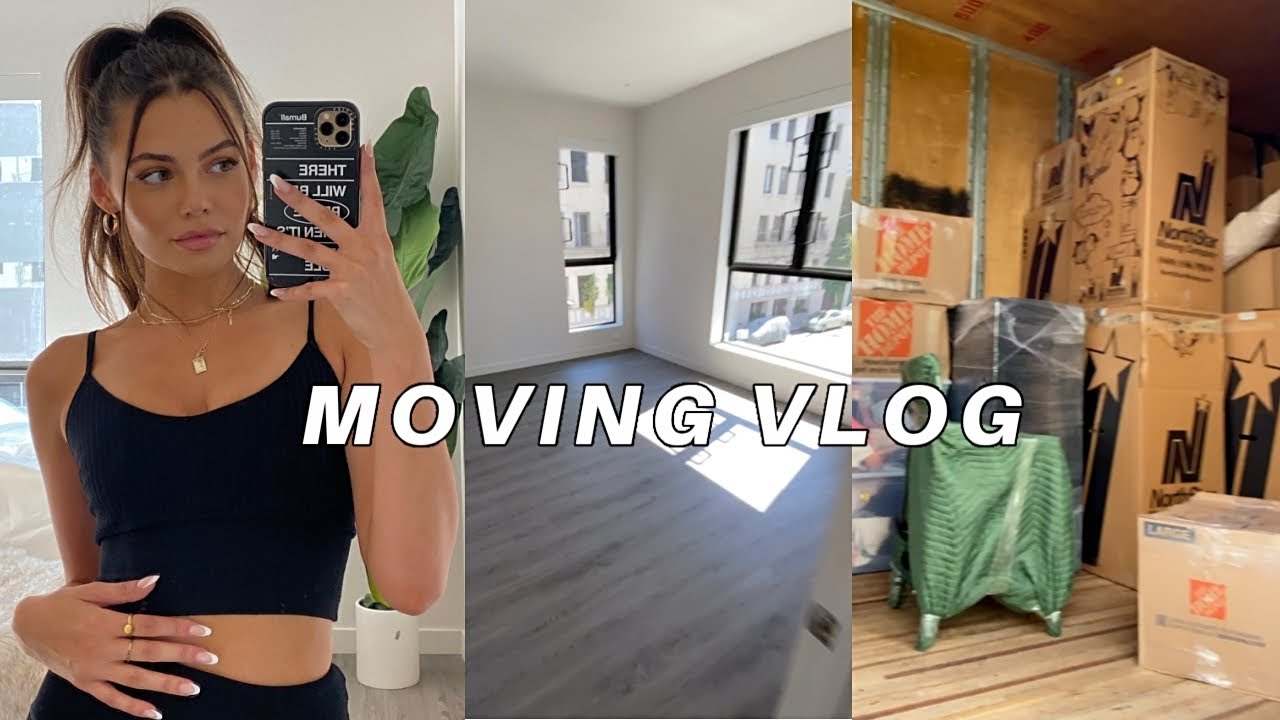 VLOG: moving into my new apartment + EMPTY apartment tour