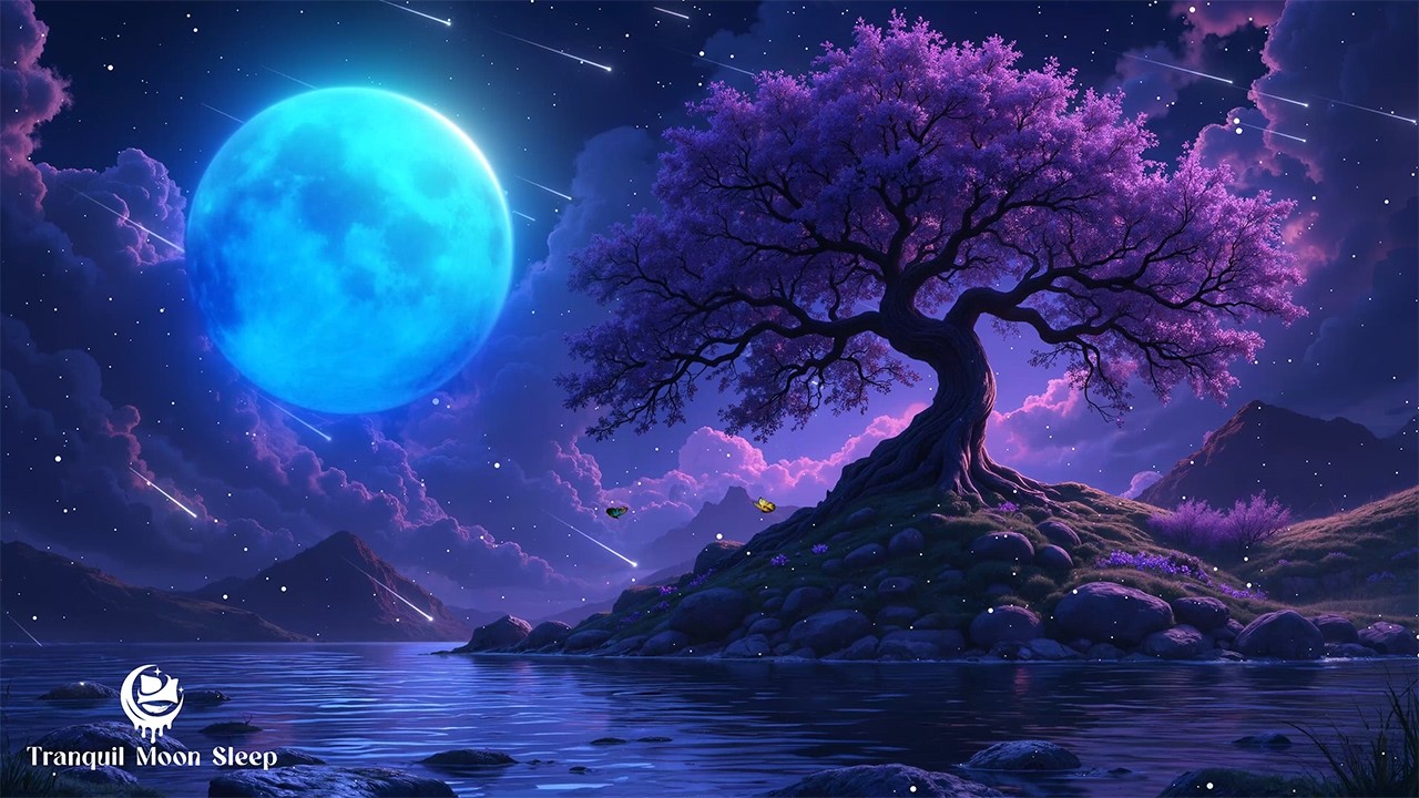 (No Ads) Sleep Instantly • Tranquil Moon Calm • Subconscious Healing for ADHD