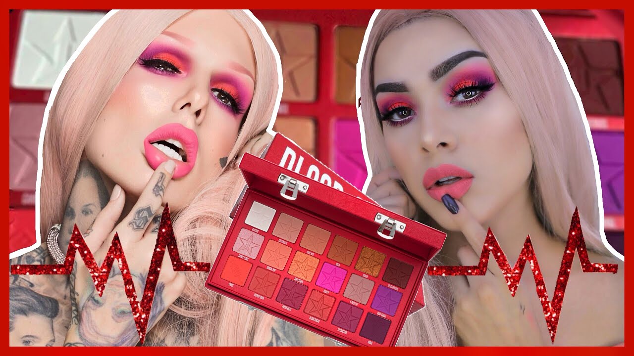LE COPIO EL MAQUILLAJE A JEFFREE STAR Y RESEÑA DE LA PALETA BLOOD SUGAR