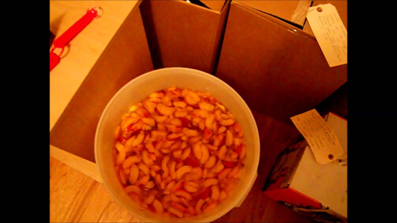 Peach wine 2013 part 1