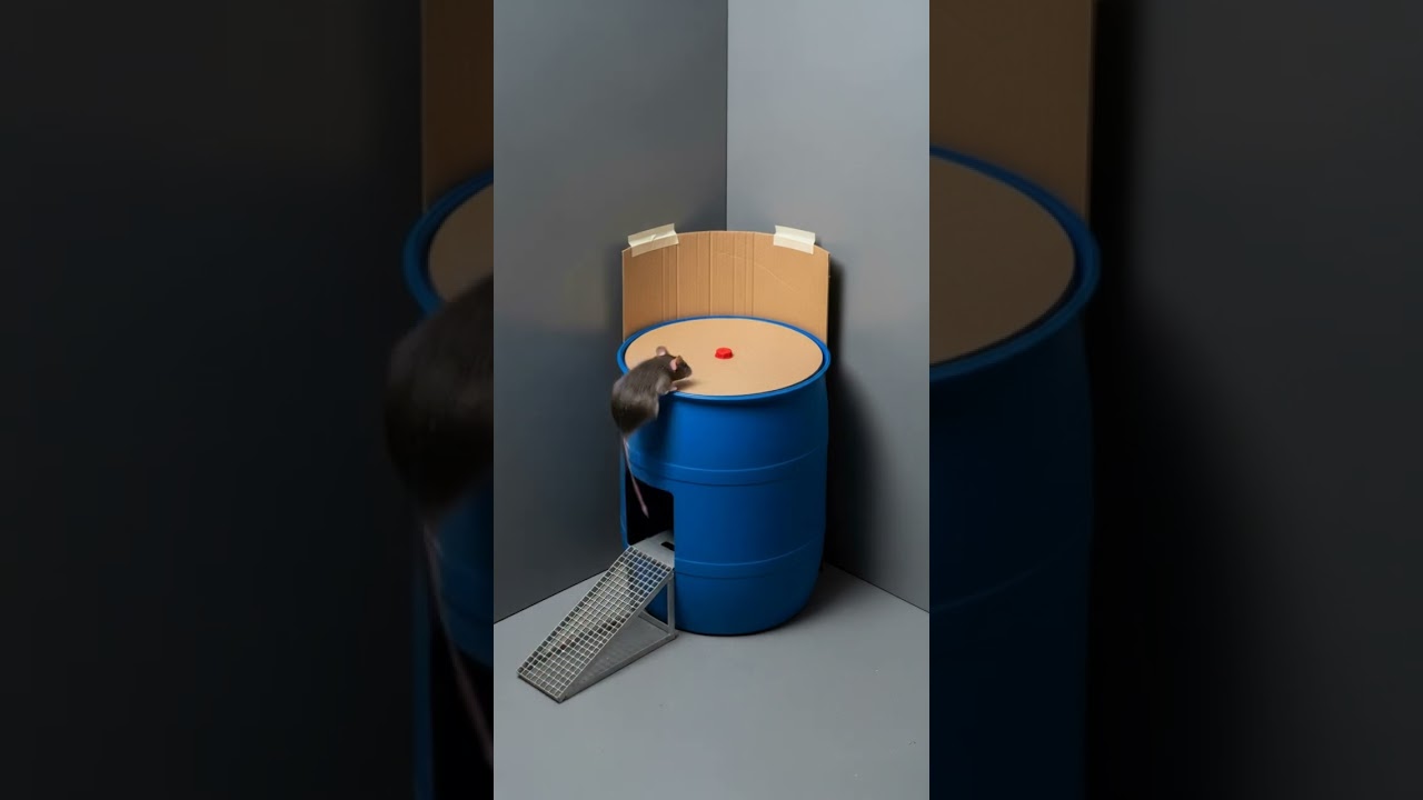 Shocking! Hunger tricks mouse badly, trap is set perfectly 